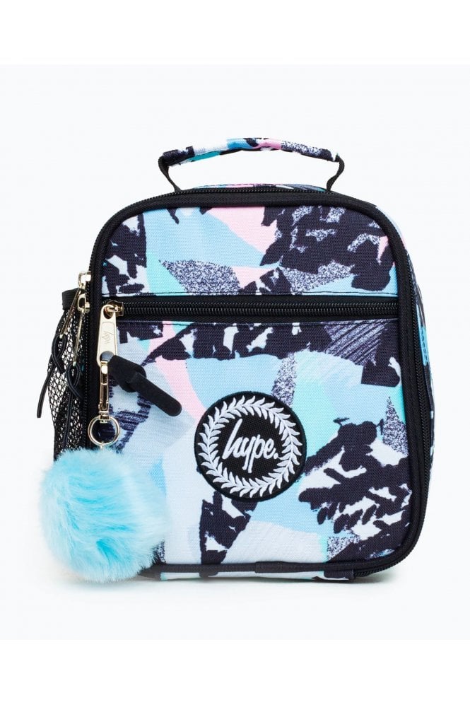 Pastel Abstract Lunch Box – Blue
