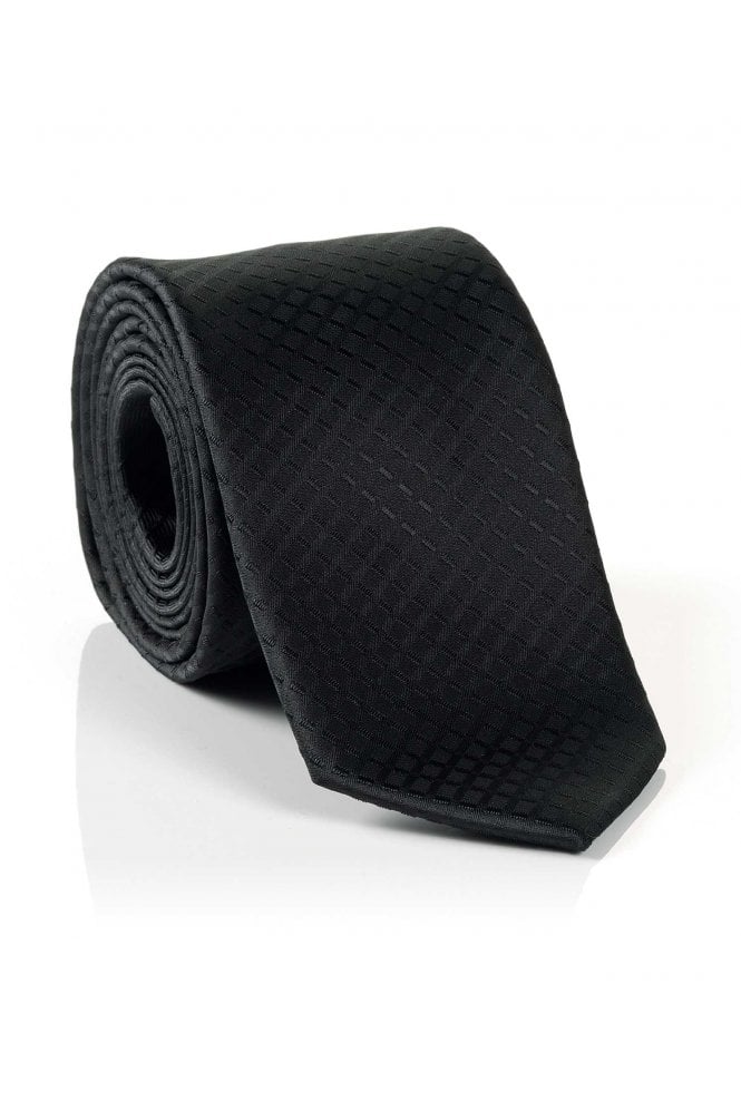 Patterned Tie - Black