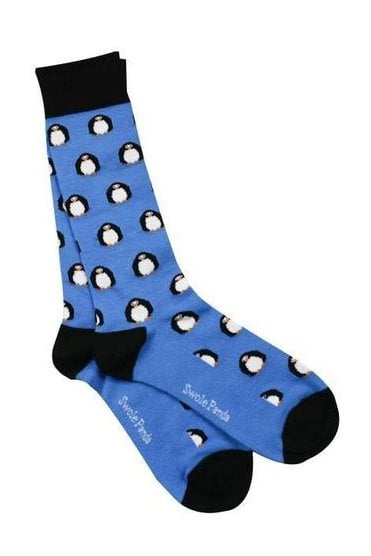 Penguin Bamboo Box - Blue