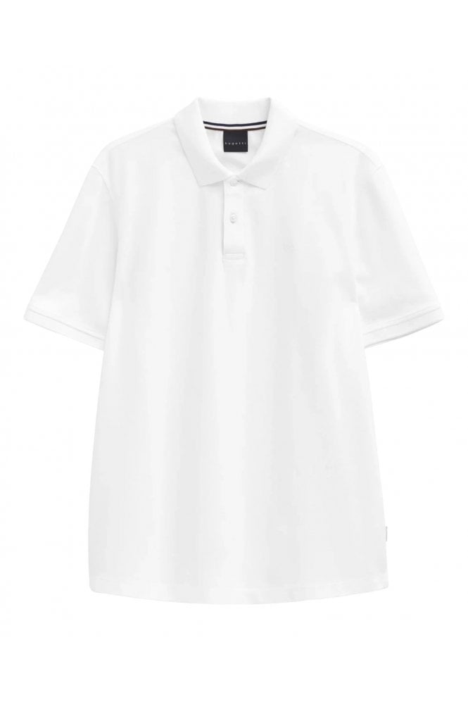 Pique Polo Shirt – White