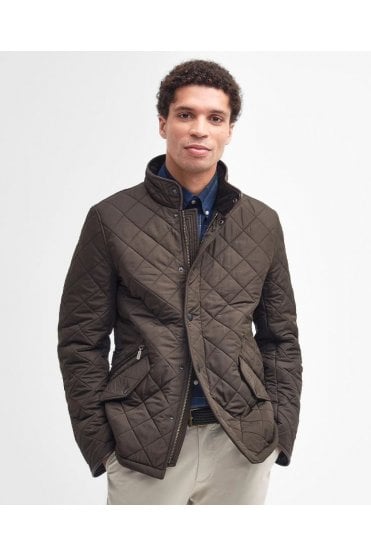 Powell Quilted Jacket – Olive