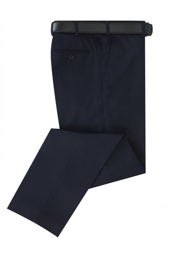 Prestige Wool Blend Trousers - Navy