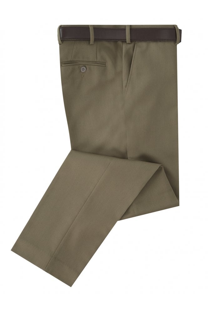 Prestige Wool Blend Trousers - Taupe