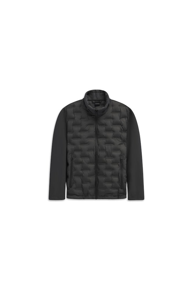 Quilted Blouson Jacket - Black