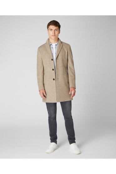 Quinn Tailored Coat - Taupe