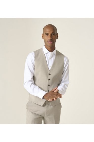 Redding Suit Waistcoat - Stone Beige