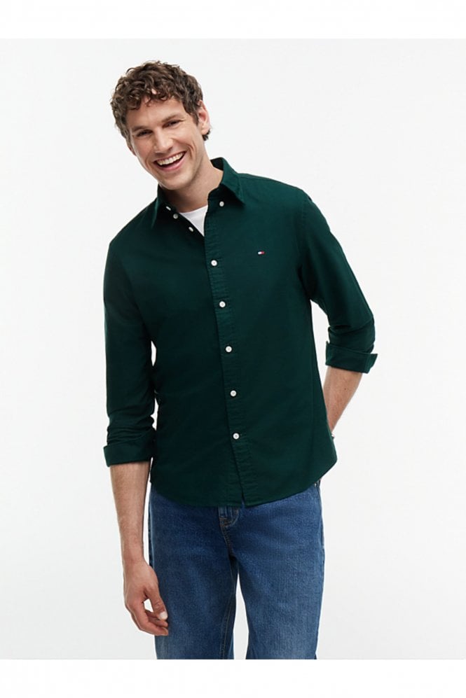 Regular Fit Button-Down Oxford Shirt – Hunter