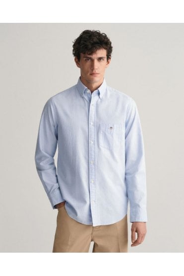 Regular Fit Classic Oxford Shirt – Light Blue