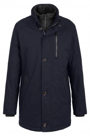 Regular Fit Coat – Navy