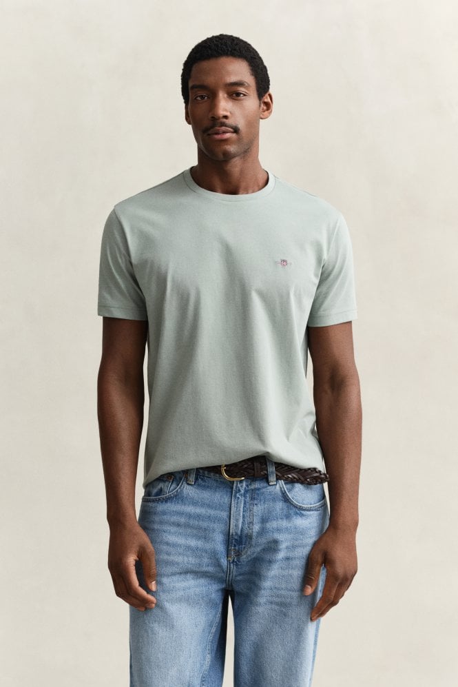 Regular Fit Shield T-Shirt - Ceramic Grey