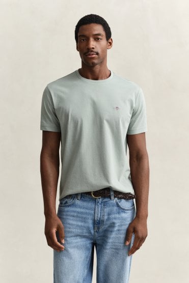 Regular Fit Shield T-Shirt - Ceramic Grey