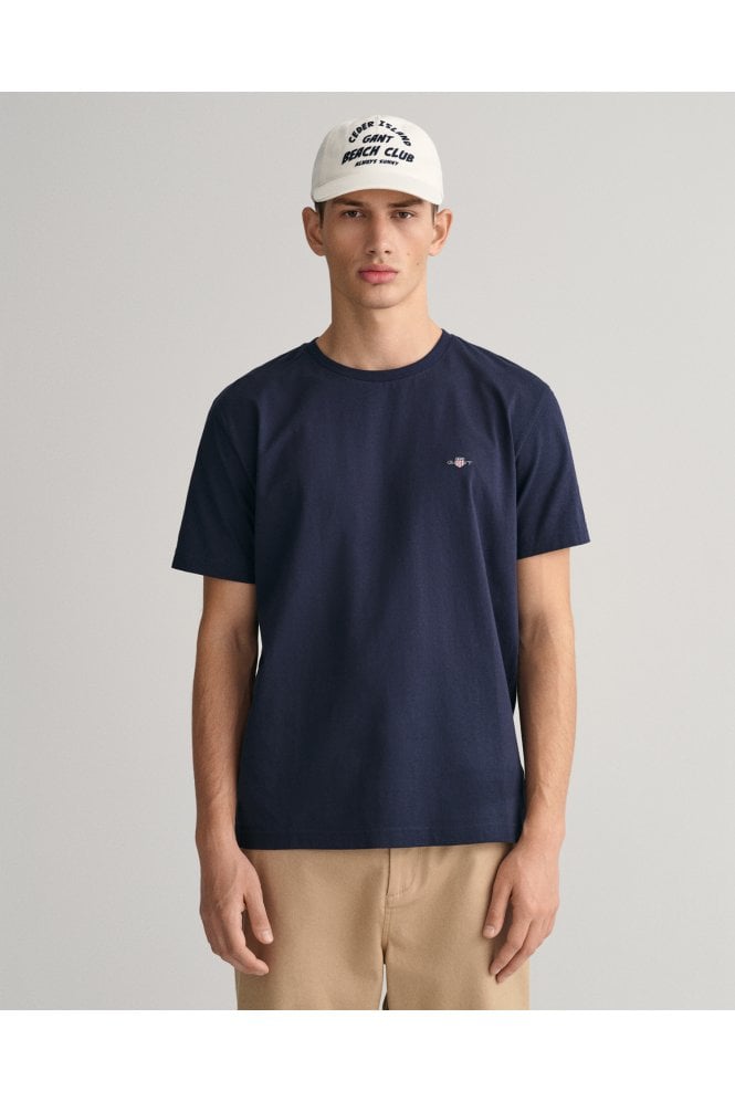  Regular Fit Shield T-Shirt - Evening Blue