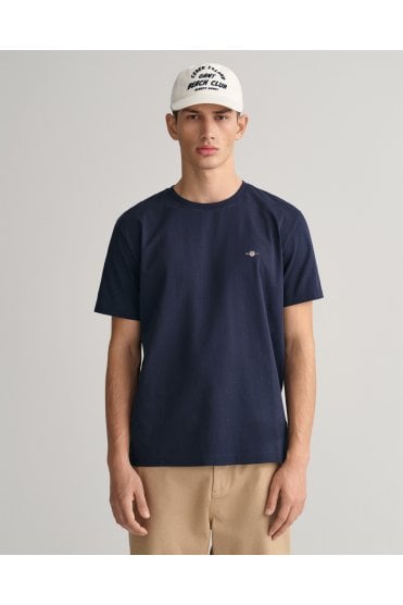  Regular Fit Shield T-Shirt - Evening Blue