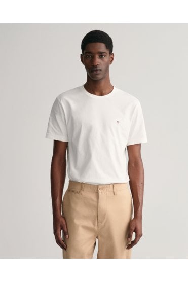  Regular Fit Shield T-Shirt - White