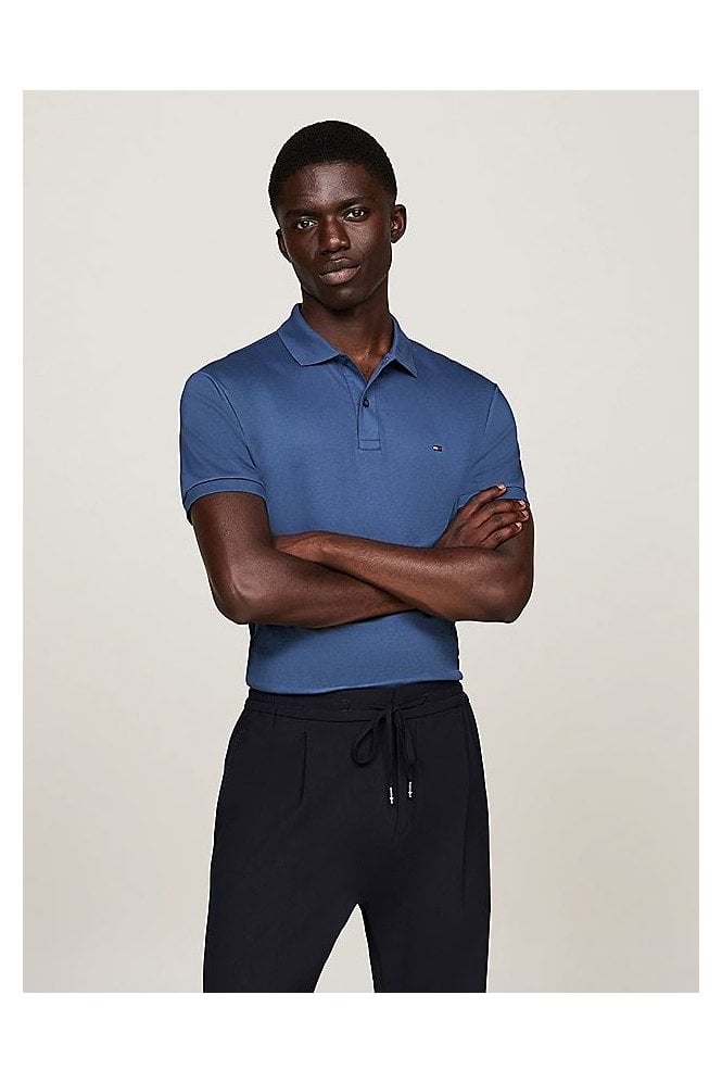 Regular Flag Embroidery Polo Shirt – Aegean Sea