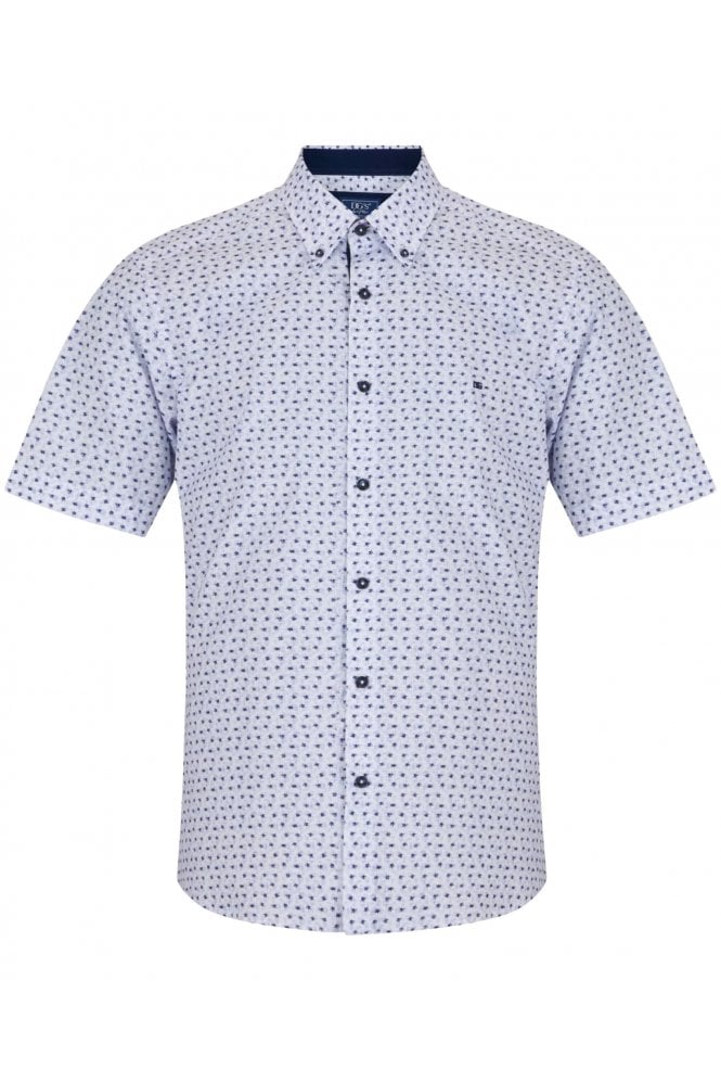 Regular Short Sleeve Casual Shirt – Dark Blue
