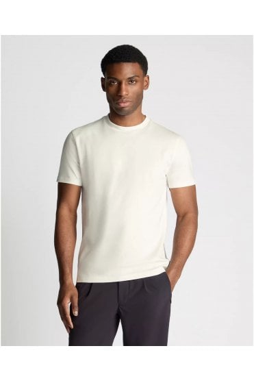 Relaxed Fit Short Sleeve Cotton T-Shirt – White