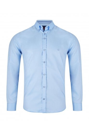 Rhine Long Sleeve Casual Shirt - Blue