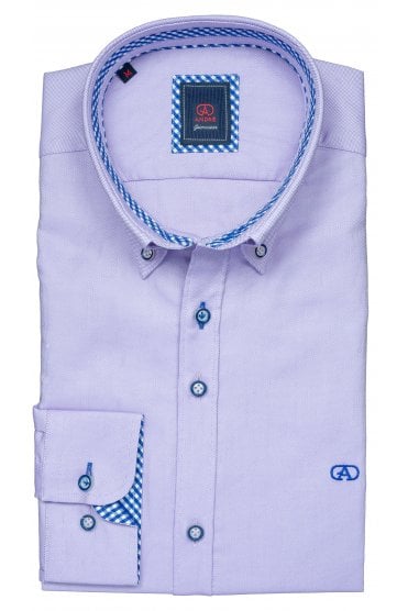 Rhine Long Sleeve Casual Shirt - Lilac