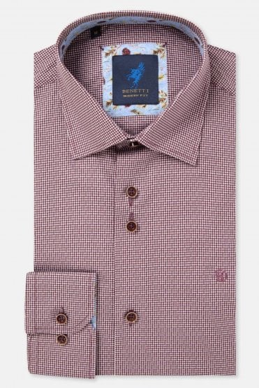 Riga Long Sleeve Casual Shirt – Plum