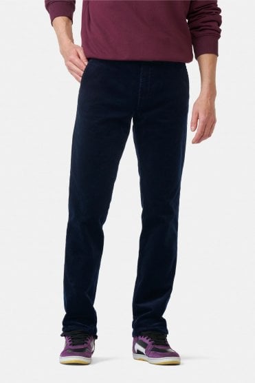 Roma Active Cord Flex Trousers – Navy