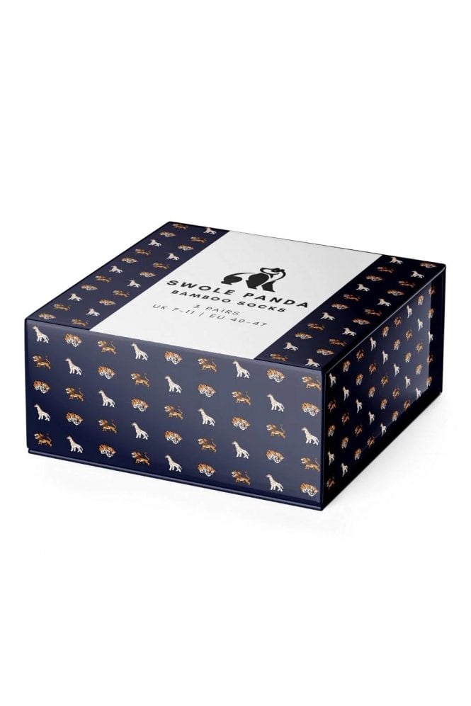 Safari Sock Bos - 3 Pairs Bamboo Socks
