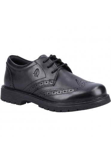 Sally Lace up Shoes – Black