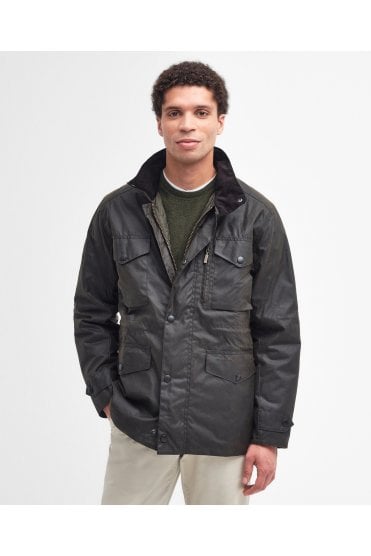 Sapper Waxed Jacket – Olive