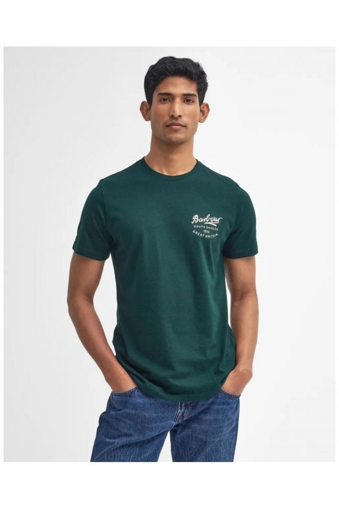 Script Graphic T-Shirt – Seaweed