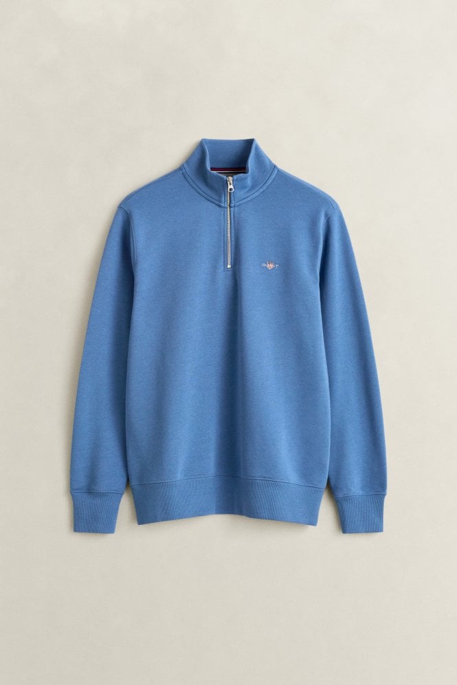 Shield Half-Zip Sweatshirt – Blue Horizon