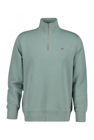 Shield Half-Zip Sweatshirt - Ceramic Grey