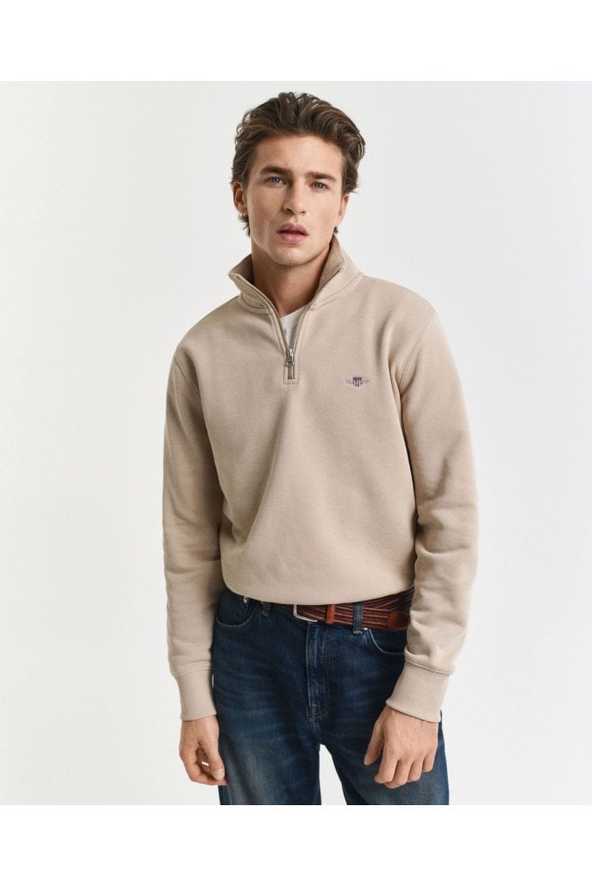 Shield Half-Zip Sweatshirt – Dry Sand