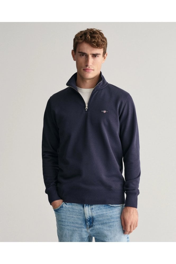 Shield Half-Zip Sweatshirt - Evening Blue