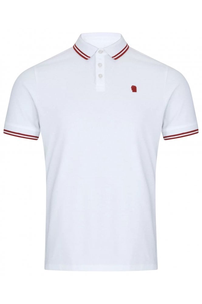 Short Sleeve Casual Polo Shirt – White