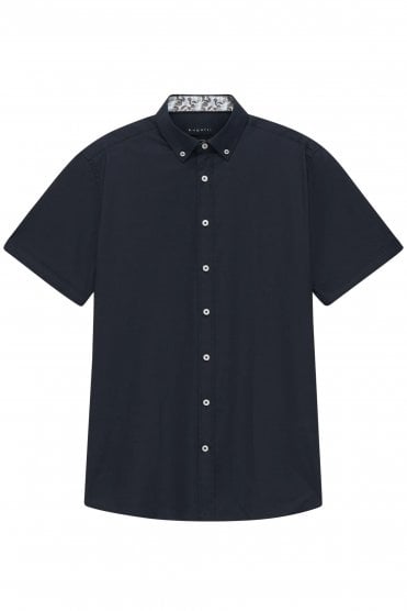 Short Sleeve Casual Shirt – Navy