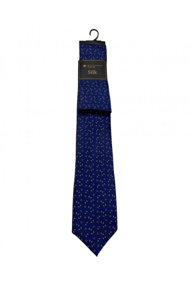 Silk Bees Tie Set – Purple