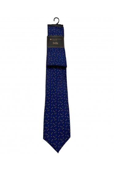 Silk Bees Tie Set – Purple