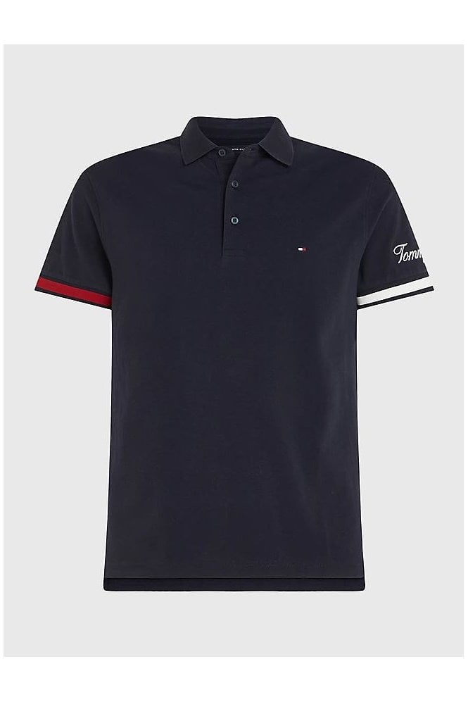 Slim Fit Signature Logo Polo – Desert Sky