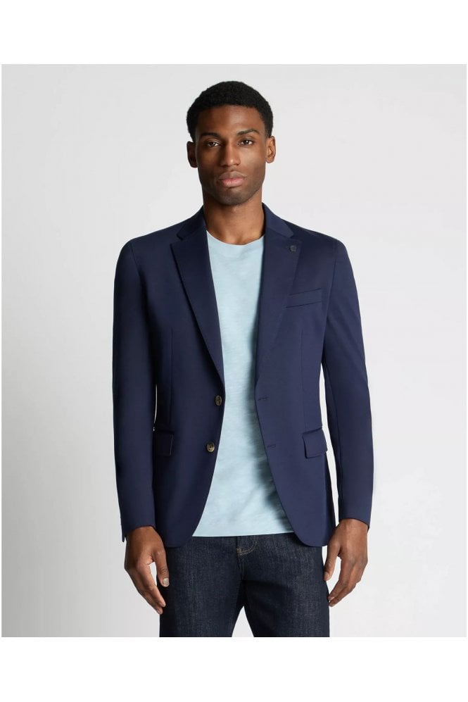 Slim Fit Stretch Jacket – Navy