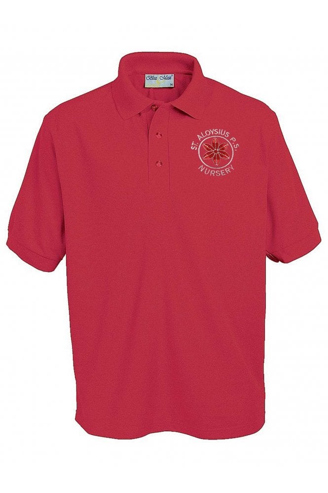 St Aloysius Nursery Polo Shirt - Red