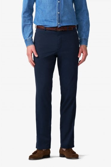 Stretch Summer Casual Chinos – Navy