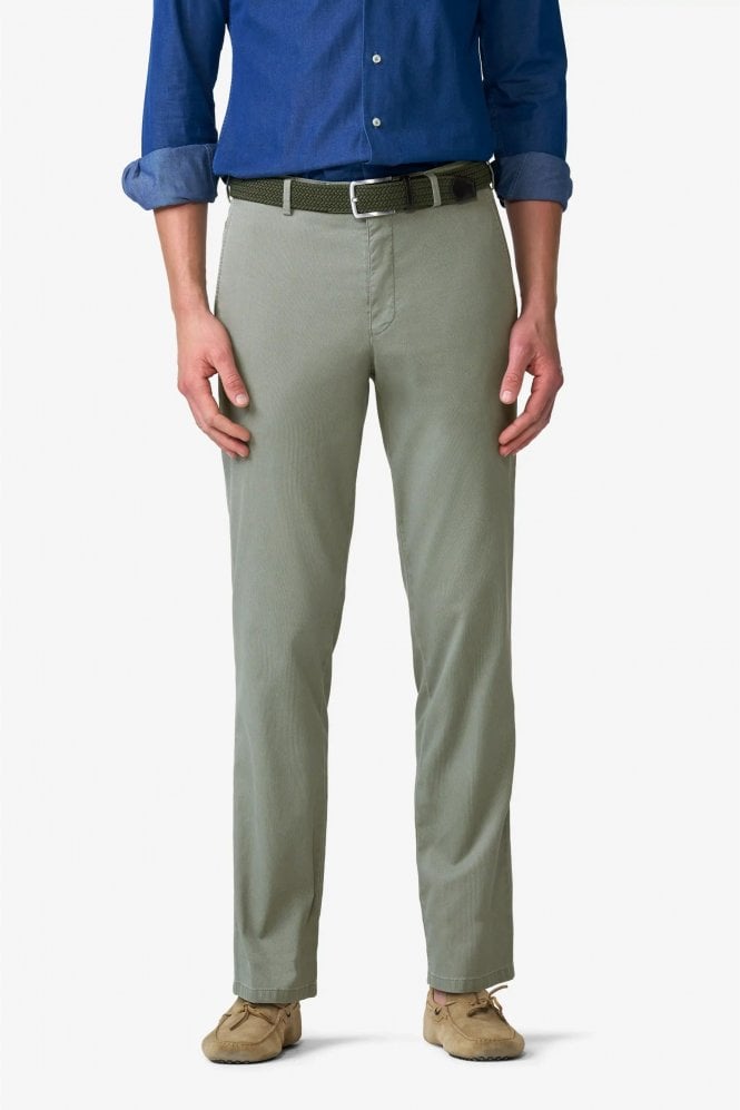 Stretch Summer Casual Chinos – Olive