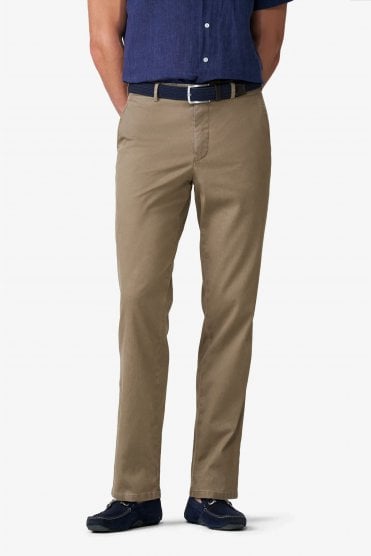 Stretch Summer Casual Chinos – Sand