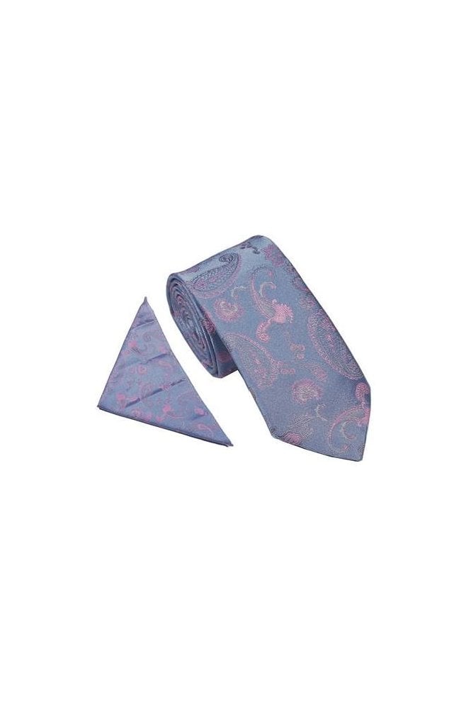 Strong Paisley Set – Blue/Pink