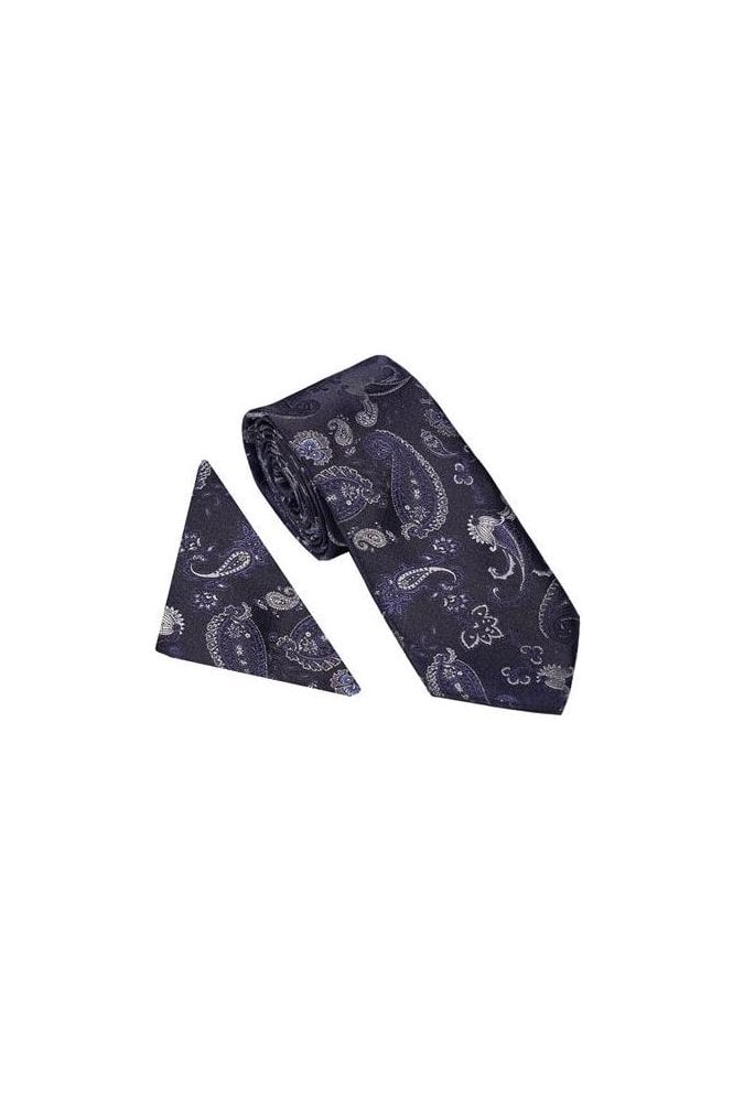 Strong Paisley Set – Dark Navy