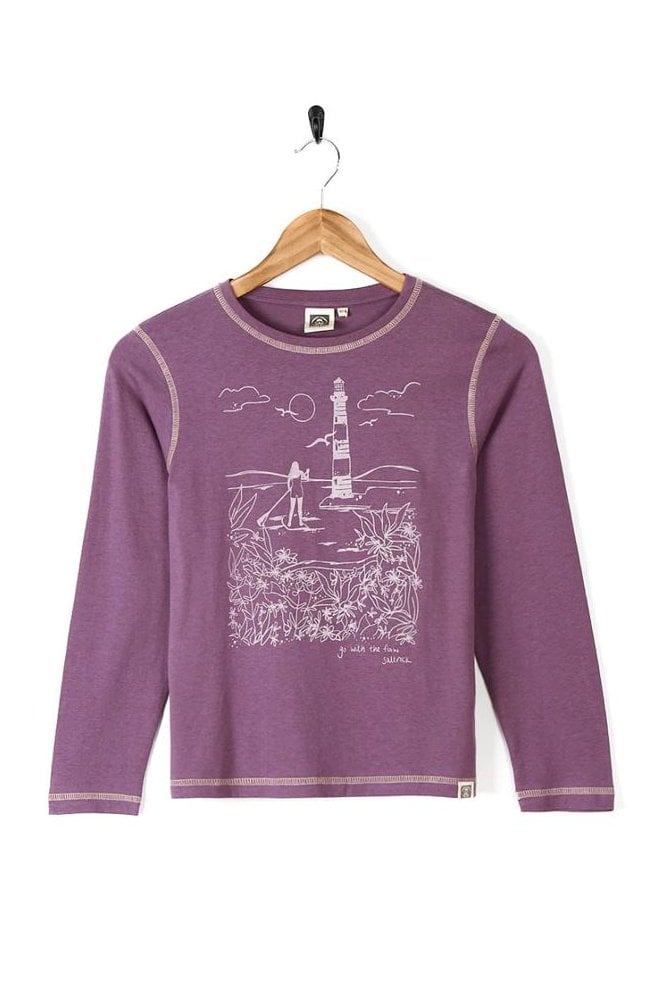 Sup Girl Kids Long Sleeve T-Shirt – Purple