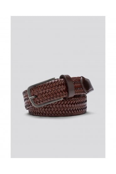 Super Stretch Leather Belt – Brown