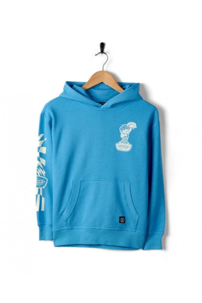 Taco Tok Recycled Kids Pop Hoodie – Blue