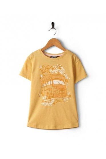 Tahiti Van Kids Short Sleeve T-Shirt – Yellow