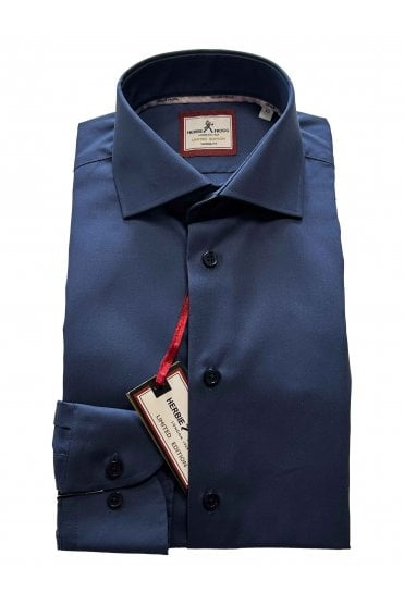 Tapered Fit Shirt - Navy